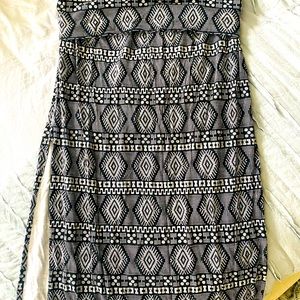 Full Length Double Side Slit Skirt